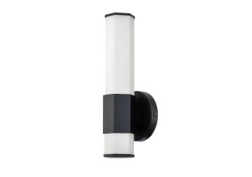 Sieninis vonios šviestuvas QN-FACET-LED1-BK-BATH IP44