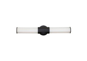 Sieninis vonios šviestuvas QN-FACET-LED2-BK-BATH IP44