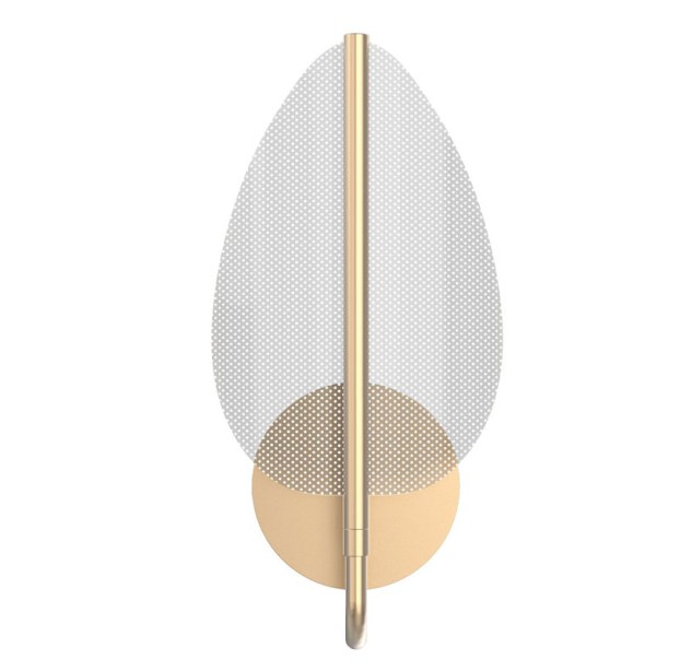 Sieninis šviestuvas Floriana 1 leaf LED QN-FLORIANA-1W-NBR dimeriuojamas 