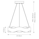 Pakabinamas šviestuvas VAUGHAN 3000K 80W QN-VAUGHAN-P-M-BRZ-GD dimeriuojamas Pakabinamas šviestuvas VAUGHAN 3000K 80W QN-VAUGHAN-P-M-BRZ-GD dimeriuojamas