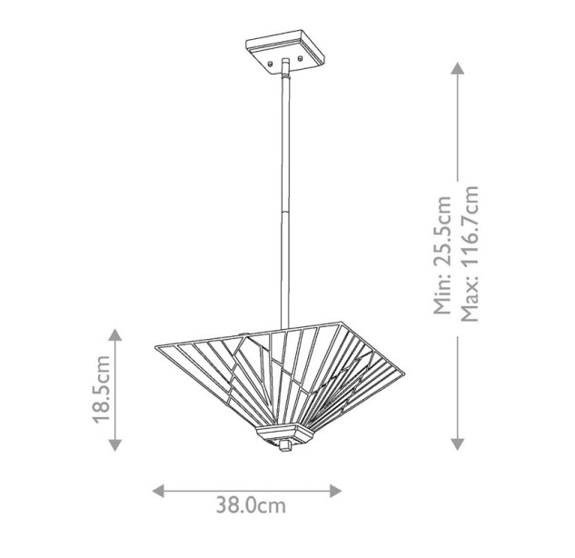 Pakabinamas šviestuvas ALDERLEY TF-ALDERLEY-F-P Pakabinamas šviestuvas ALDERLEY TF-ALDERLEY-F-P