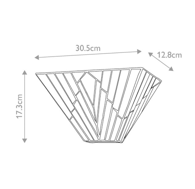 Sieninis šviestuvas ALDERLEY TF-ALDERLEY-WU