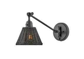 Sieninis šviestuvas Hinkley Arti 60W E27 HK-ARTI-1W-BK-BR