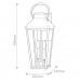 Lauko sieninis šviestuvas Hinkley Dawson 40W E14 HK-DAWSON-L