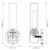 Sieninis šviestuvas Hinkley Ellison 40W E27 IP44 HK-ELLISON1-BK-BN