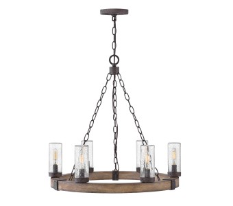 Sietynas Hinkley Sawyer 6x40W E14 IP44 HK-SAWYER6-SQ