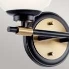 Sieninis šviestuvas Benno 3000K G9 IP44 3W LED KL-BENNO2-BK-CPZ Sieninis šviestuvas Benno 3000K G9 IP44 3W LED KL-BENNO2-BK-CPZ