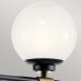 Sieninis šviestuvas Benno 3000K G9 IP44 3W LED KL-BENNO2-BK-CPZ