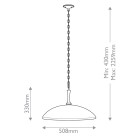 Pakabinamas šviestuvas Kichler Delarosa 60W E27 KL-DELAROSA-P-BK