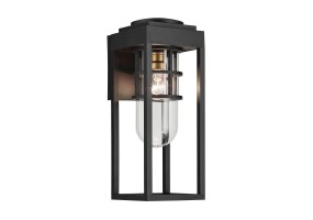 Lauko sieninis šviestuvas Kichler Hone Coastal IP44 60W E27 KL-HONE-M-BKT