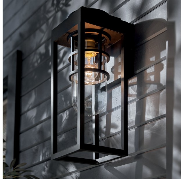 Lauko sieninis šviestuvas Kichler Hone Coastal IP44 60W E27 KL-HONE-M-BKT Lauko sieninis šviestuvas Kichler Hone Coastal IP44 60W E27 KL-HONE-M-BKT