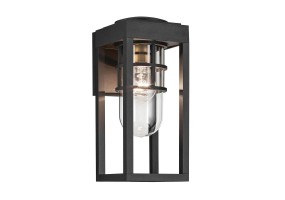 Lauko sieninis šviestuvas Kichler Hone Coastal IP44 60W E27 KL-HONE-S-BKT