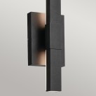 Lauko sieninis šviestuvas Kichler Nocar 20W 3000K IP44 LED KL-NOCAR-M-BK Lauko sieninis šviestuvas Kichler Nocar 20W 3000K IP44 LED KL-NOCAR-M-BK