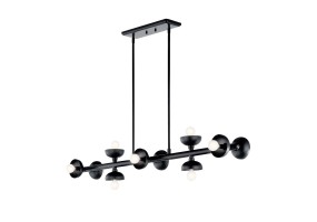 Pakabinamas šviestuvas Palta 10x40W E14 KL-PALTA-LP10-BK