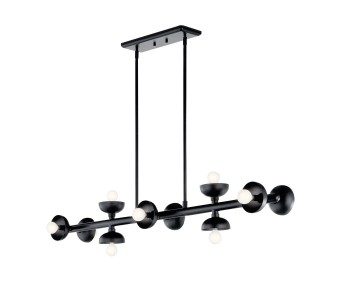 Pakabinamas šviestuvas Palta 10x40W E14 KL-PALTA-LP10-BK