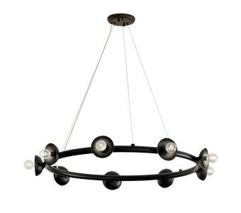Sietynas Palta 9x40W E14 KL-PALTA9-BK