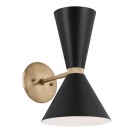 Sieninis šviestuvas Phix 2x40W E27 KL-PHIX-1W-CBB Sieninis šviestuvas Phix 2x40W E27 KL-PHIX-1W-CBB