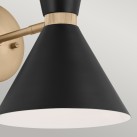 Sieninis šviestuvas Phix 2x40W E27 KL-PHIX-1W-CBB Sieninis šviestuvas Phix 2x40W E27 KL-PHIX-1W-CBB