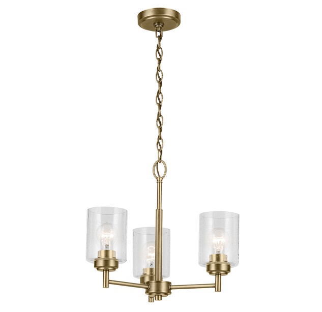 Sietynas Kichler Winslow 3x60W E27 KL-WINSLOW3-NBR Sietynas Kichler Winslow 3x60W E27 KL-WINSLOW3-NBR