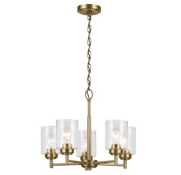 Sietynas Kichler Winslow 5x60W E27 KL-WINSLOW5-NBR Sietynas Kichler Winslow 5x60W E27 KL-WINSLOW5-NBR