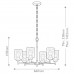 Sietynas Kichler Winslow 6x60W E27 KL-WINSLOW6-NBR