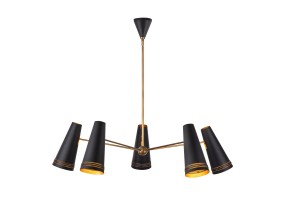 Sietynas Brickell E27 5x60W QN-BRICKELL5-MBHL