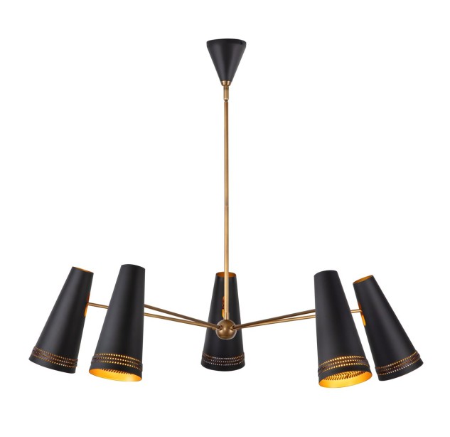 Sietynas Brickell E27 5x60W QN-BRICKELL5-MBHL Sietynas Brickell E27 5x60W QN-BRICKELL5-MBHL