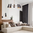 Sietynas Brickell E27 5x60W QN-BRICKELL5-MBHL Sietynas Brickell E27 5x60W QN-BRICKELL5-MBHL