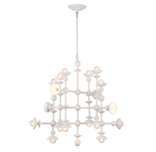 Cadence E14 18x40W Light Fixture QN-CADENCE18-WHT Cadence E14 18x40W Light Fixture QN-CADENCE18-WHT