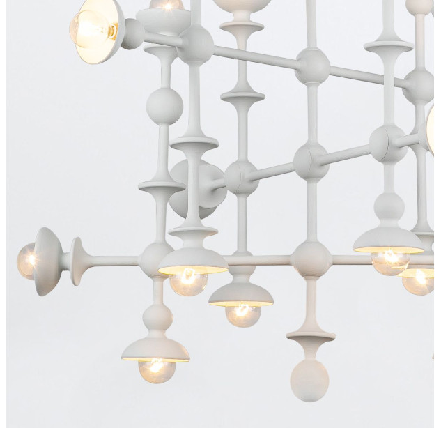 Cadence E14 18x40W Light Fixture QN-CADENCE18-WHT Cadence E14 18x40W Light Fixture QN-CADENCE18-WHT