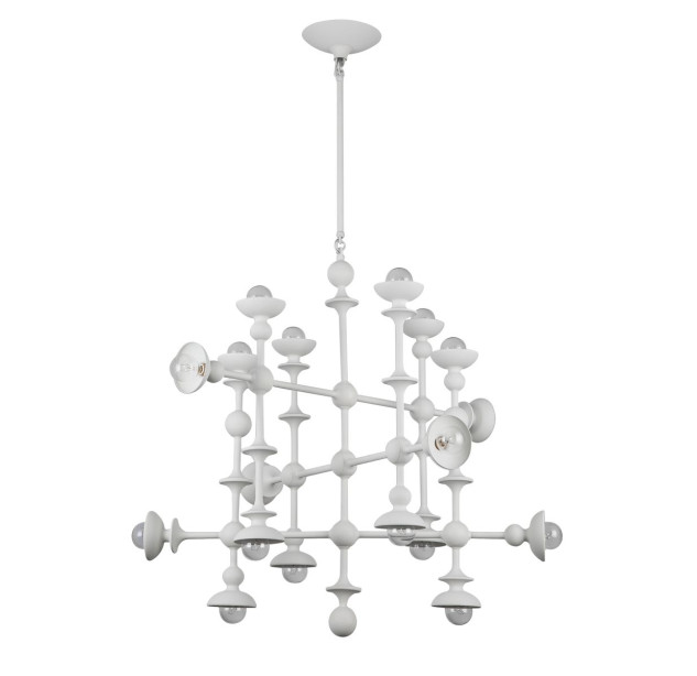Cadence E14 18x40W Light Fixture QN-CADENCE18-WHT Cadence E14 18x40W Light Fixture QN-CADENCE18-WHT