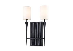 Sieninis šviestuvas Crest E14 2x40W QN-CREST-2WB-BLK