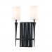 Sieninis šviestuvas Crest E14 2x40W QN-CREST-2WB-BLK
