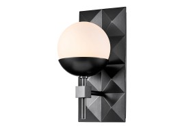 Sieninis šviestuvas Deco E14 25W QN-DECO-1WB-BLK-O