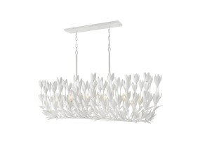Pakabinamas šviestuvas Flora 10x40W E14 QN-FLORA10-WHT