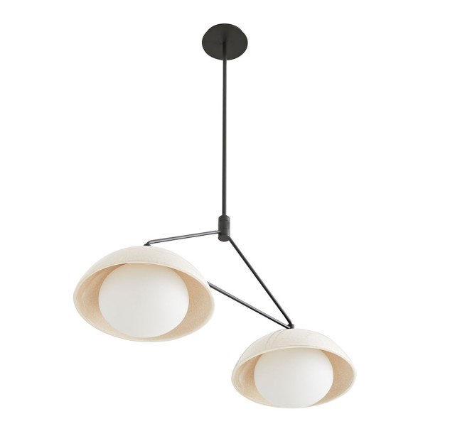 Pakabinamas šviestuvas Glaze E27 2x40W QNA-GLAZE-2LP-BIC Pakabinamas šviestuvas Glaze E27 2x40W QNA-GLAZE-2LP-BIC