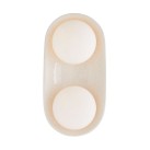 Sieninis šviestuvas Glaze G9 2x25W QNA-GLAZE-2WB-BIC