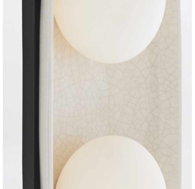 Sieninis šviestuvas Glaze G9 2x25W QNA-GLAZE-2WB-BIC