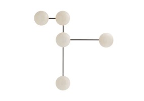 Sieninis šviestuvas Glaze G9 5x25W QNA-GLAZE-5WB-BIC