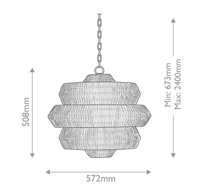 Sietynas Antibes E27 3x40W QNC-ANTIBES-3P-M-NAT Sietynas Antibes E27 3x40W QNC-ANTIBES-3P-M-NAT