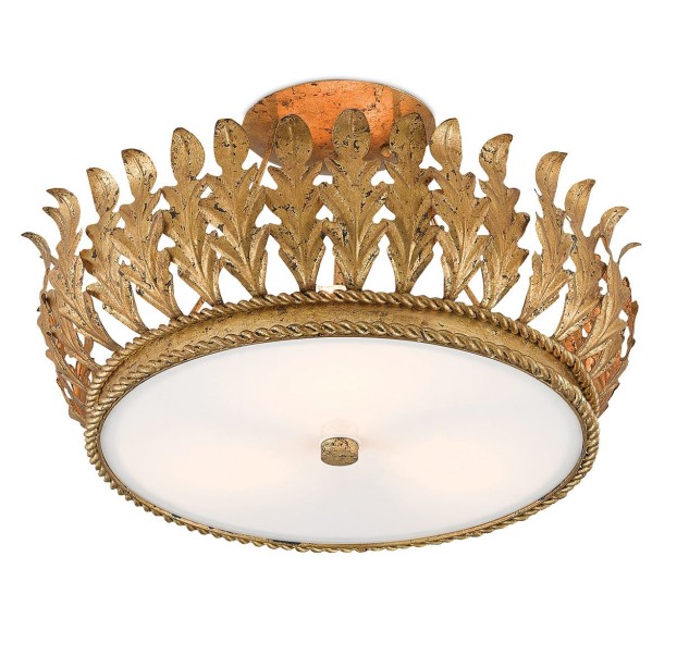 Lubinis šviestuvas BIDDULPH 60W E14 QNC-BIDDULPH-3SF-GLA