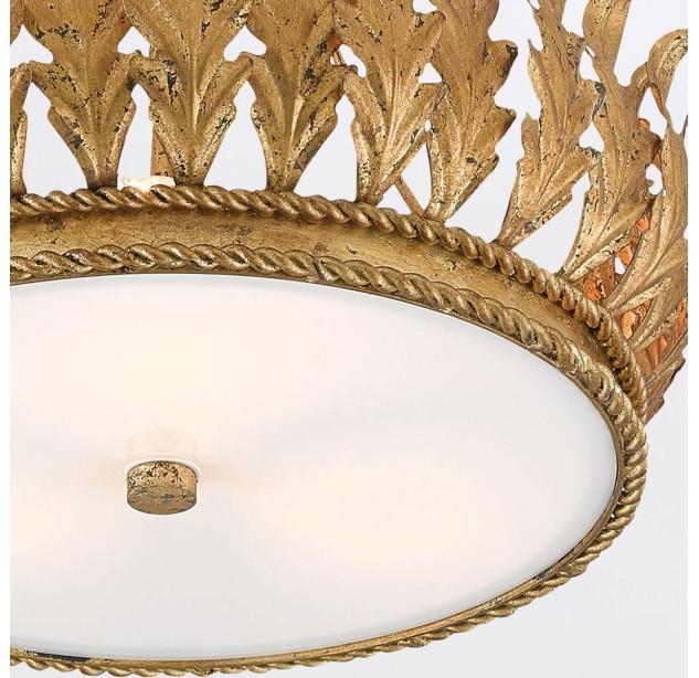 Lubinis šviestuvas BIDDULPH 60W E14 QNC-BIDDULPH-3SF-GLA
