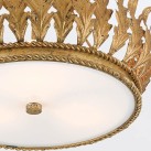Lubinis šviestuvas BIDDULPH 60W E14 QNC-BIDDULPH-3SF-GLA