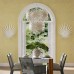 Sieninis šviestuvas Bismarkia E14 3x40W QNC-BISMARKIA-3WB-WH