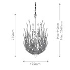 Sietynas DELPHOS 60W E14 QNC-DELPHOS-6P-GD Sietynas DELPHOS 60W E14 QNC-DELPHOS-6P-GD