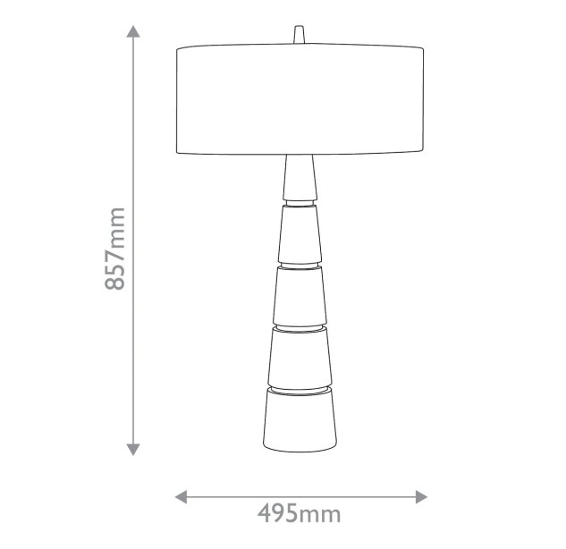 Stalinis šviestuvas Eleanora E27 2x100W QNC-ELEANORA-TL