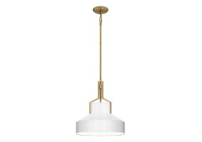 Pakabinamas šviestuvas Quoizel Brecken 2x60W E27 QZ-BRECKEN-2P-AB-OPAL
