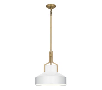 Pakabinamas šviestuvas Quoizel Brecken 2x60W E27 QZ-BRECKEN-2P-AB-OPAL