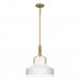 Pakabinamas šviestuvas Quoizel Brecken 2x60W E27 QZ-BRECKEN-2P-AB-OPAL
