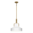Pakabinamas šviestuvas Quoizel Brecken 2x60W E27 QZ-BRECKEN-2P-AB-OPAL